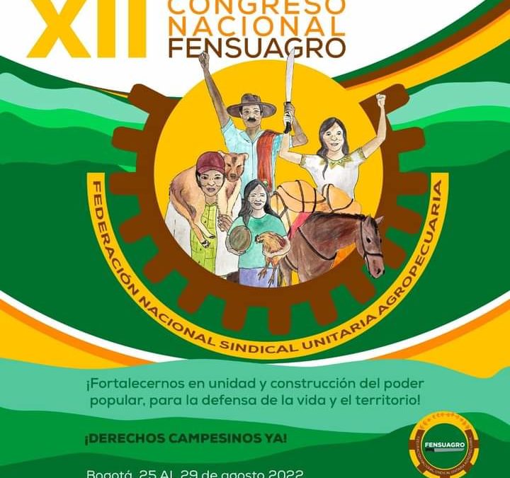 Federación Agropecuaria Fensuagro-Cut prepara su XII Congreso