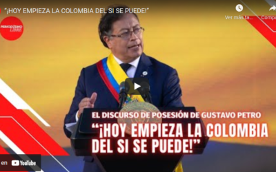 “¡Hoy empieza la Colombia del si se puede!”