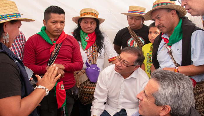 Presidente Gustavo Petro clausura Minga en Caldono, Cauca (Video)