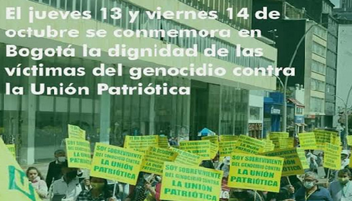 XVIII versión del Encuentro Nacional por la Dignidad de las Víctimas del Genocidio Contra UP