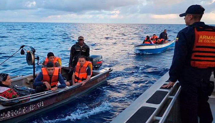 Buscan a migrantes desaparecidos en costa de San Andrés
