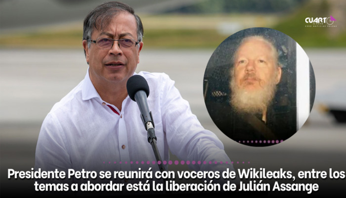 Presidente Petro se reunirá con voceros de Wikileaks