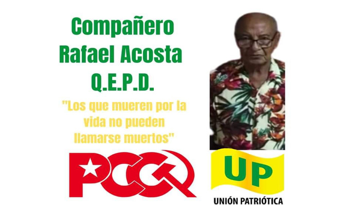 Falleció Rafael Acosta, dirigente del sindicalismo en Toluviejo, Sucre