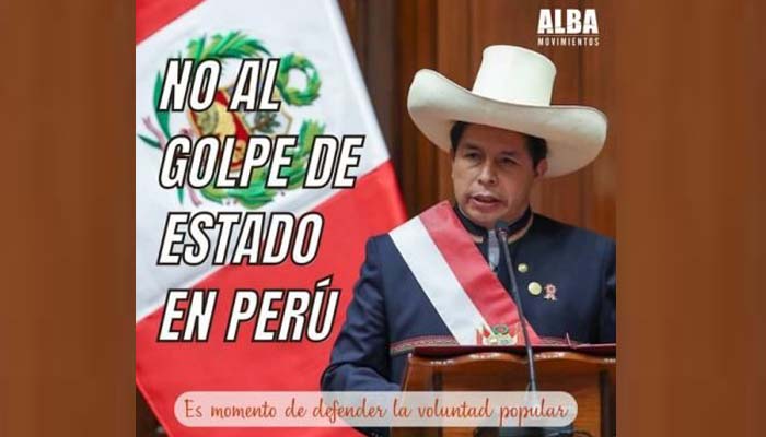 ¡Libertad para el Presidente Pedro Castillo!