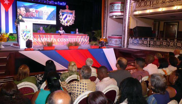Resultados del proceso de constitución de las asambleas en Cuba