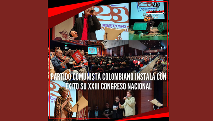 Comenzó XXIII Congreso del Partido Comunista Colombiano