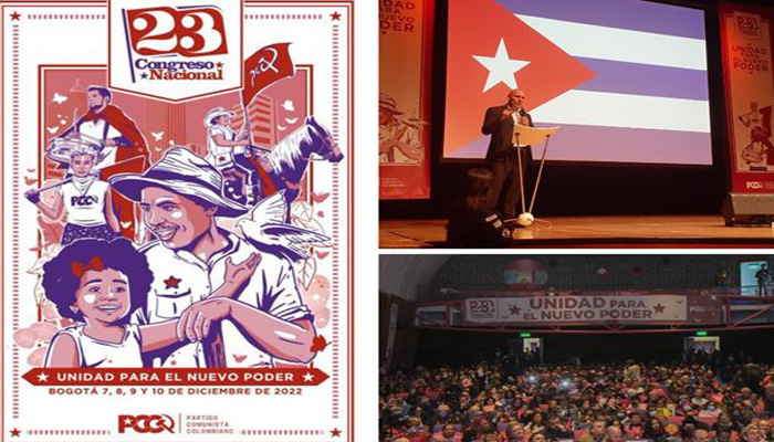 Desde Cuba saludan congreso del Partido Comunista Colombiano