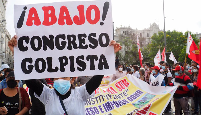 Movilización en Perú contra el Congreso y Gobierno de Dina Boluarte