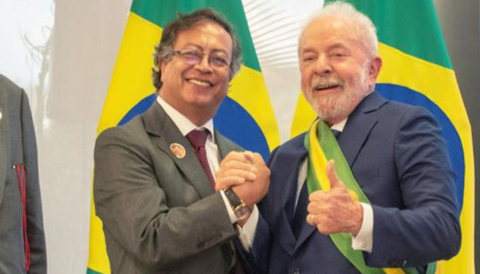 Presidente Gustavo Petro le envía mensaje de apoyo al presidente Lula da Silva
