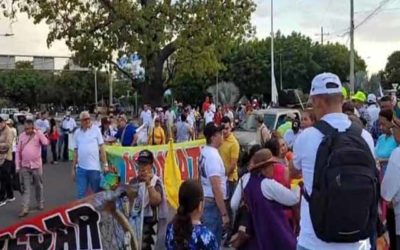 Valledupar marchó en respaldo  al presidente Gustavo Petro