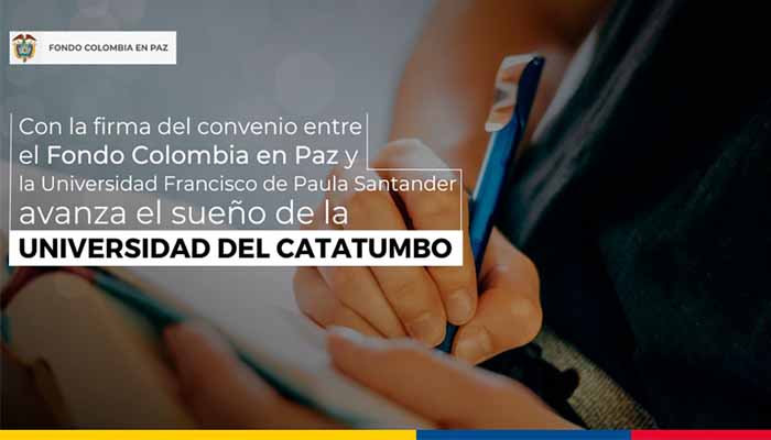 Convenio hace más cerca el sueño de la Universidad del Catatumbo