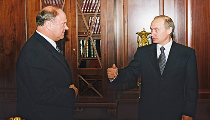 El presidente Putin de reúne con el Partido Comunista de la Federación de Rusia (PCR)
