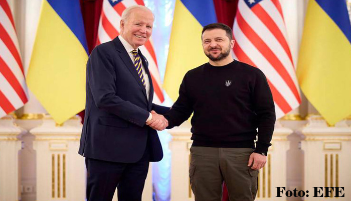 La cuasi clandestina visita de Joe Biden a Ucrania