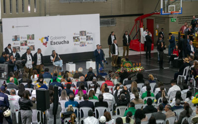 Presidente Gustavo Petro con la comunidad de Soacha