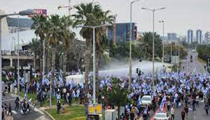 Masivas protestas contra Netanyahu