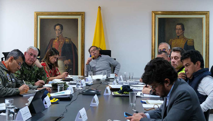 Presidente Petro lideró reuniones para evaluar situación del Volcán Nevado del Ruiz
