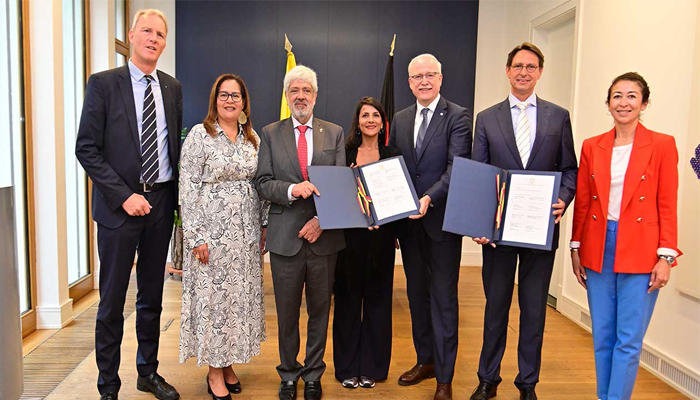 Colombia y Alemania firman convenio para impulsar industria del hidrógeno