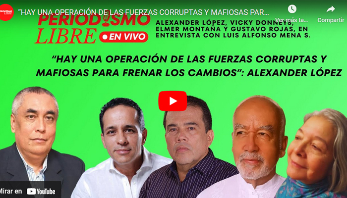 “Hay una operación de las fuerzas corruptas y mafiosas para frenar los cambios”: Alexander López