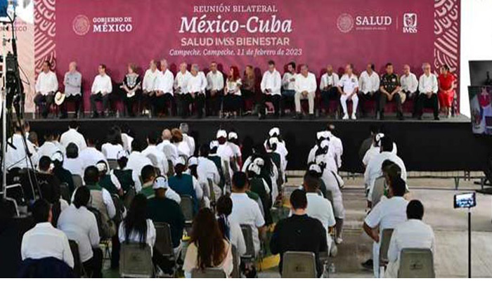 Médicos cubanos destacados en México celebraron el 26 de Julio