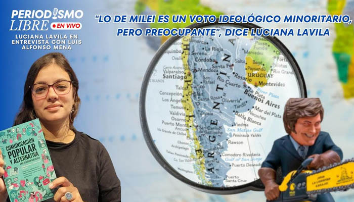 “Lo de Milei es un voto ideológico minoritario, pero preocupante”, dice Luciana Lavila