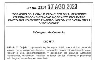 Presidente Gustavo Petro sancionó ley que protege a víctimas de biopolímeros en procedimientos estéticos