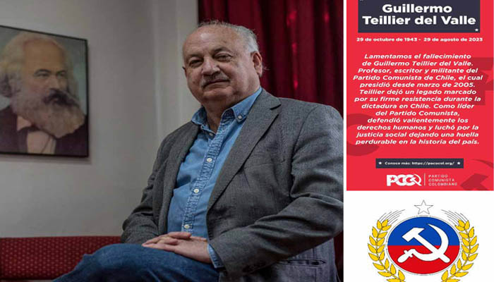 Comunistas colombianos lamentan fallecimiento de Guillermo Teillier