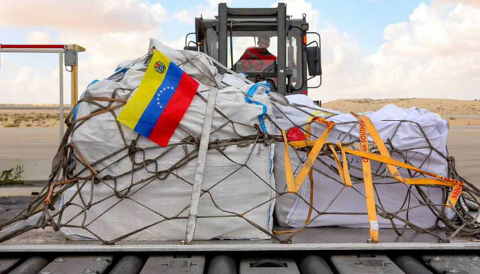 Venezuela envió más de 30 toneladas de ayuda humanitaria a Gaza