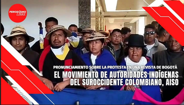 Pronunciamiento de AISO sobre la protesta en una revista de Bogotá