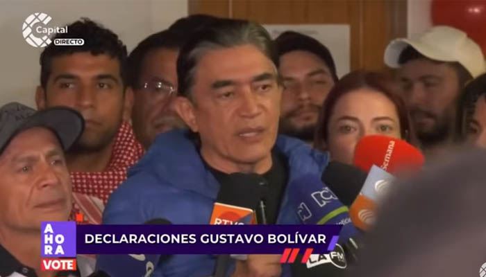 Declaraciones de Gustavo Bolívar, candidato del Pacto Histórico