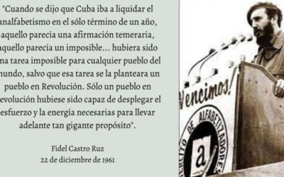 22 de diciembre de 1961: Cuba Territorio Libre de Analfabetismo