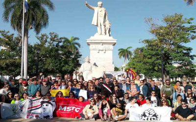 Brigada Sudamericana de Trabajo Voluntario visita ciudad cubana