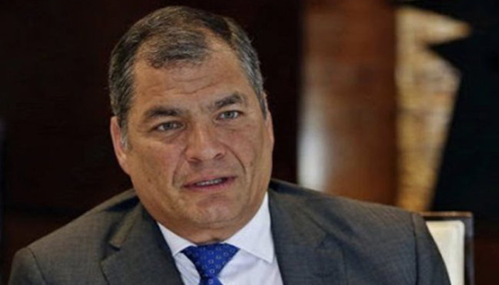 Expresidente Rafael Correa brinda apoyo a mandatario ecuatoriano
