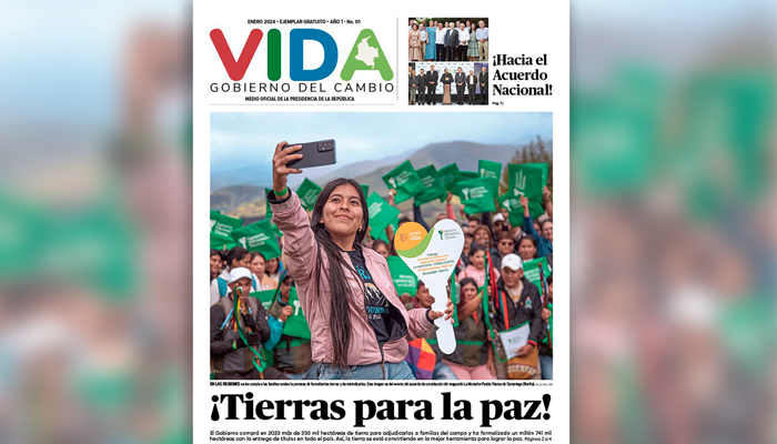 VIDA, medio de información de la Presidencia comenzó a circular en el país