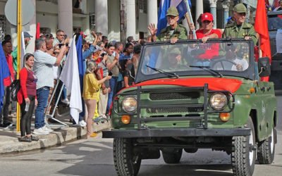 Reciben Caravana de la Libertad en el centro de Cuba