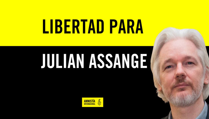 ¡Exigimos la libertad para Julián Assange! ¡No a la Extradición!