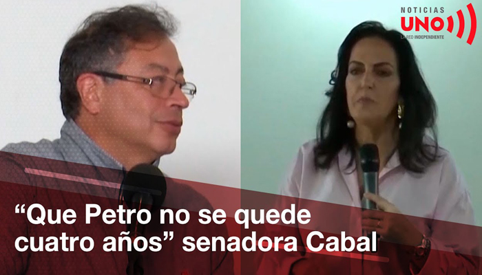 “El desafío es que Petro no se quede cuatro años”: Senadora Cabal
