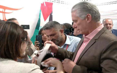 En Cuba vamos a cuidar el futuro de Palestina, afirma Díaz-Canel