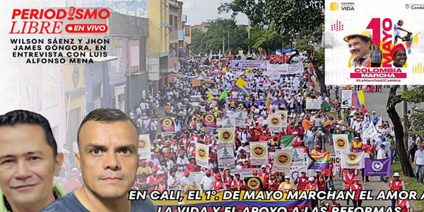En Cali, el 1º. de mayo marcha el amor a la vida y el apoyo a las reformas