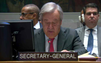 Guterres pide alejarse del abismo en escalada en Medio Oriente