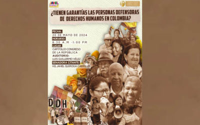¿Cuáles son las garantías para la defensa de los DDHH en Colombia?