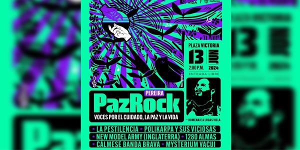 PazRock, llega ahora a Pereira en homenaje a Lucas Villa