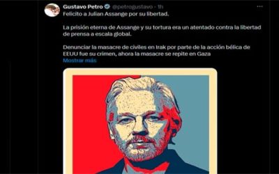 Presidente Petro invitó a Julian Assange a ‘hacer un acto por la verdadera libertad’ en Colombia