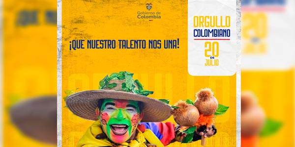 Para unir al país en la celebración del 20 de Julio, hoy se lanza la campaña ‘Orgullo colombiano’