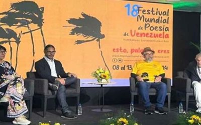Abre sus puertas 18 Festival Mundial de Poesía de Venezuela