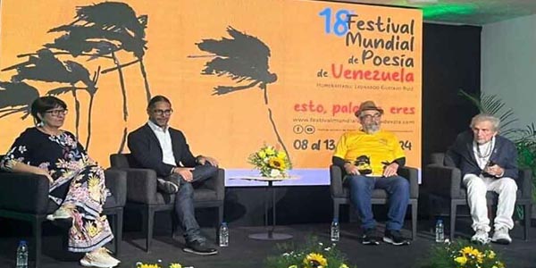 Abre sus puertas 18 Festival Mundial de Poesía de Venezuela