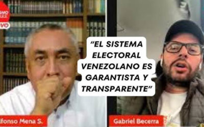 “El sistema electoral venezolano es garantista y transparente”