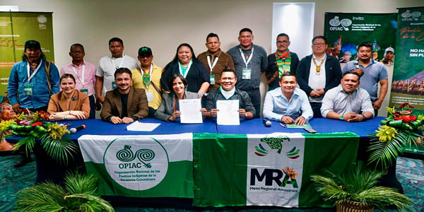 Gobierno y pueblos indígenas firman pacto por la conservación de la biodiversidad en la Amazonía