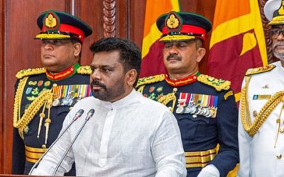 Asume Anura Kumara Dissanayake como presidente de Sri Lanka