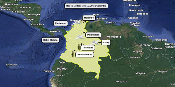 De las bases militares gringas en Colombia, ¿Qué?