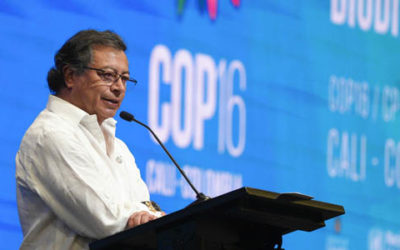Presidente Petro insistió ante la COP16 en la necesidad de canjear deuda por acción climática
